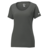 Nike® Ladies’ Dri-FIT Cotton/Poly Scoop Neck Tee - Image 4
