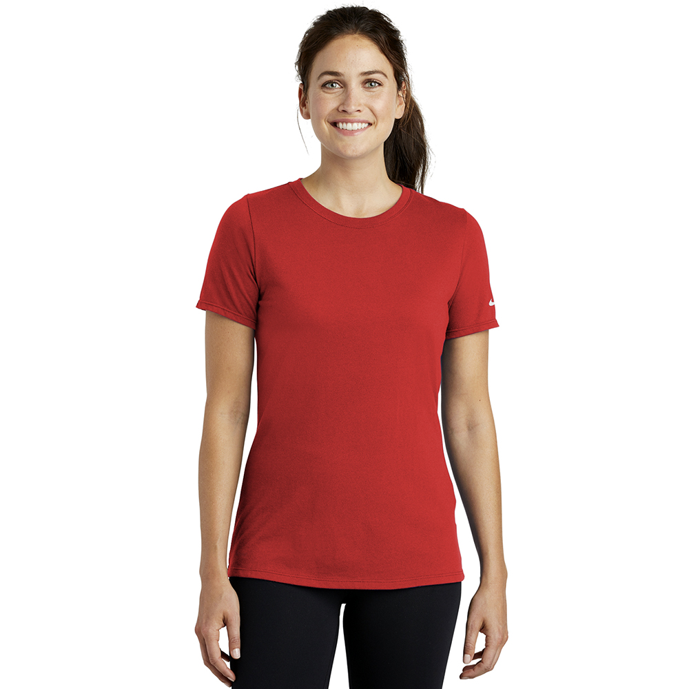 Nike® Ladies’ Dri-FIT Cotton/Poly Scoop Neck Tee