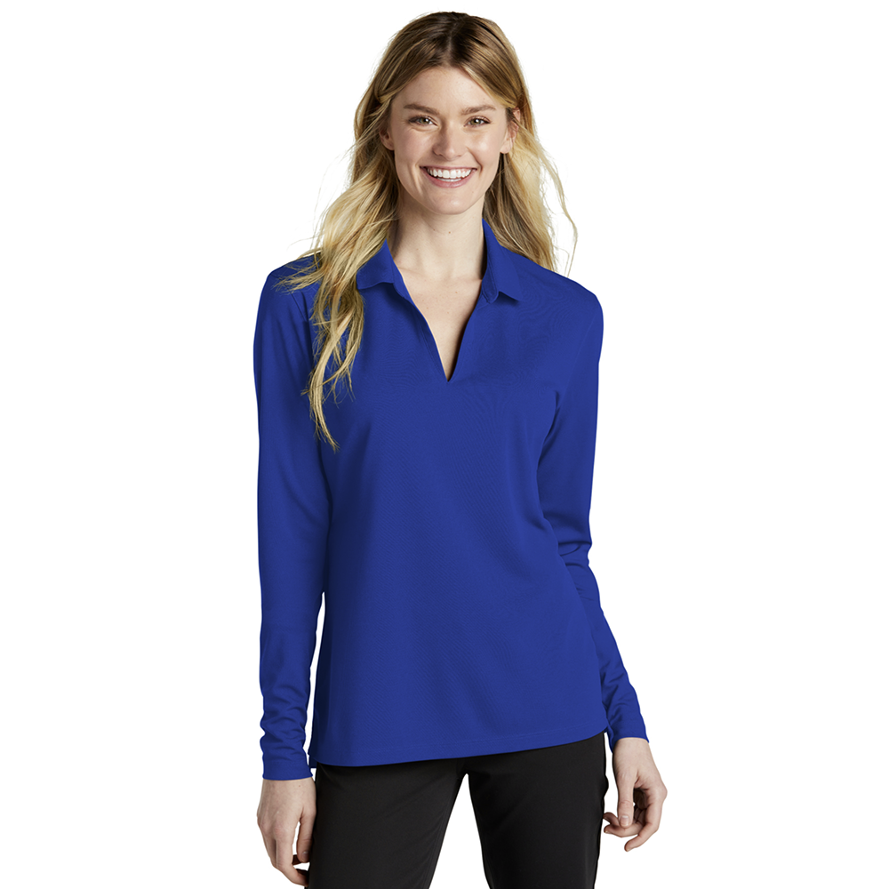 Nike® Ladies’ Dri-FIT Micro Pique 2.0 Long Sleeve Polo