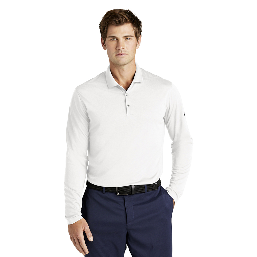 Nike® Men’s Dri-FIT Micro Pique 2.0 Long Sleeve Polo
