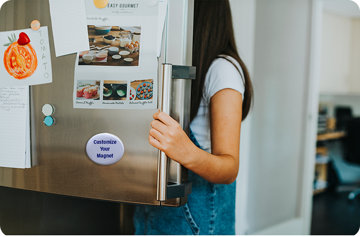 fridge with HB Threads magnet