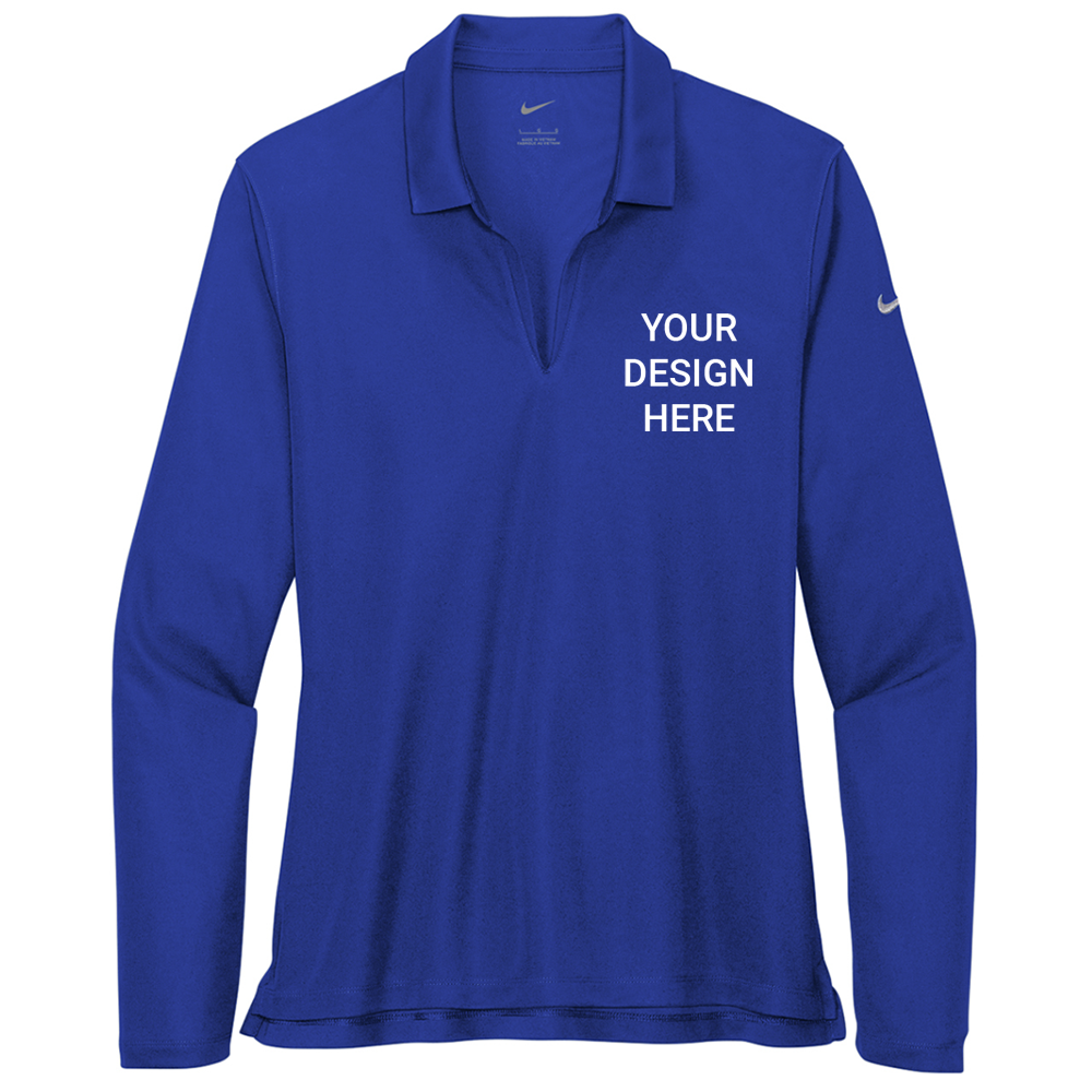 Nike® Ladies’ Dri-FIT Micro Pique 2.0 Long Sleeve Polo